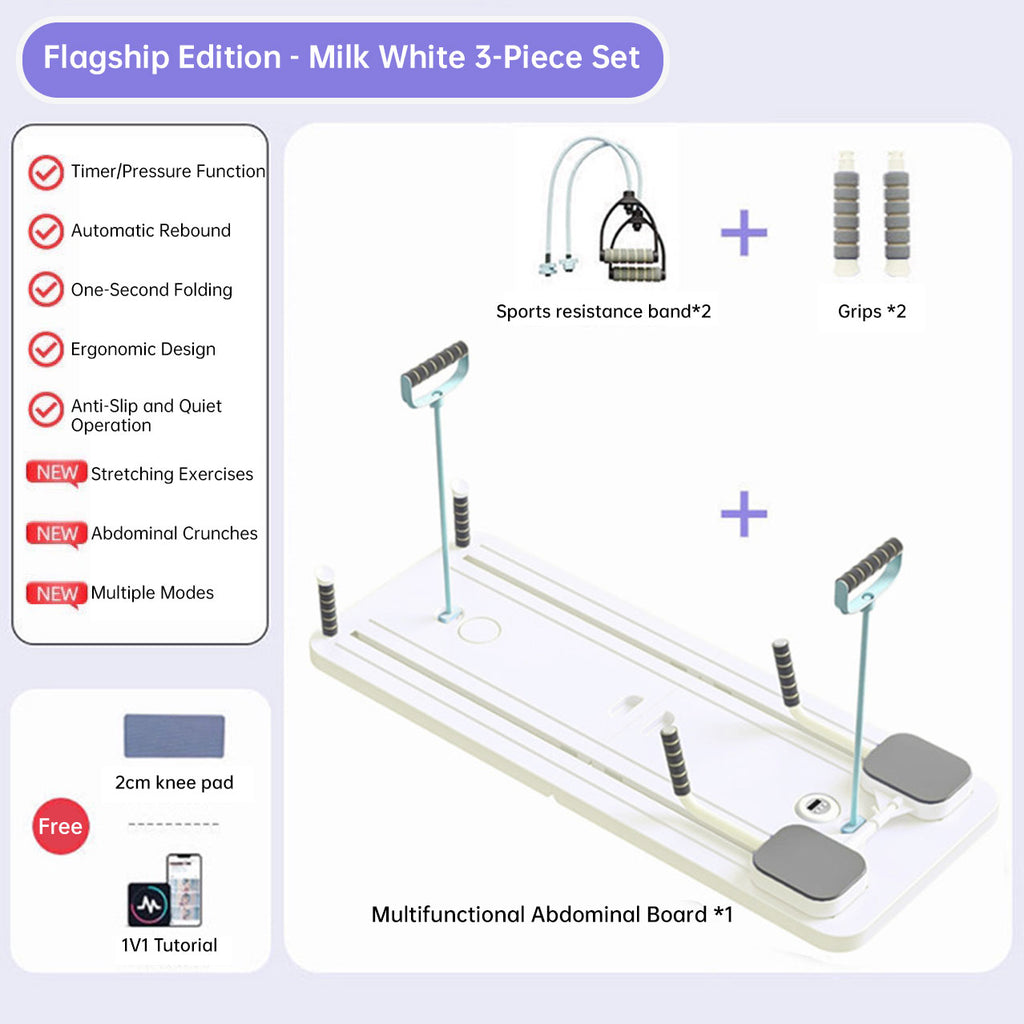 Multifunctional Slant Board - Abdominal & Core Trainer for Home Pilates
