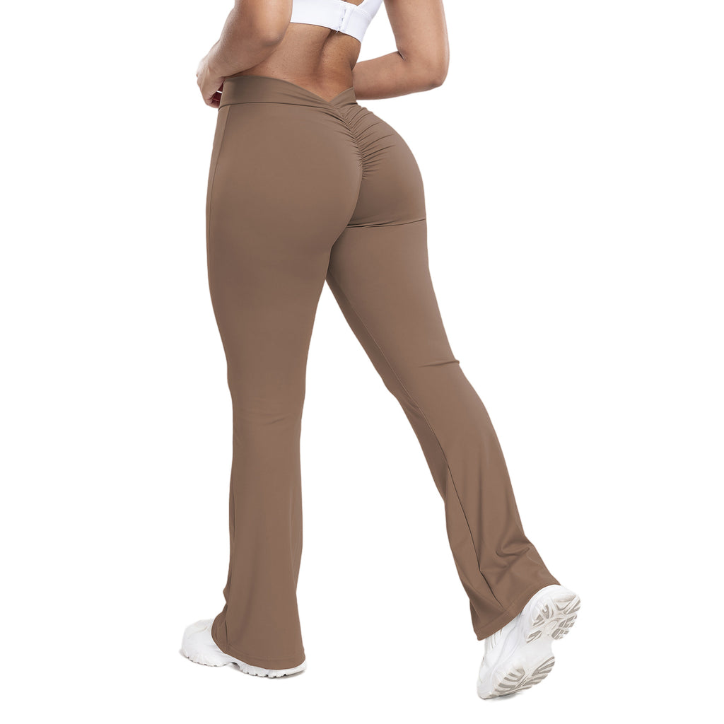 High waist wide leg yoga pants