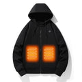 Smart hoodie with heating pads