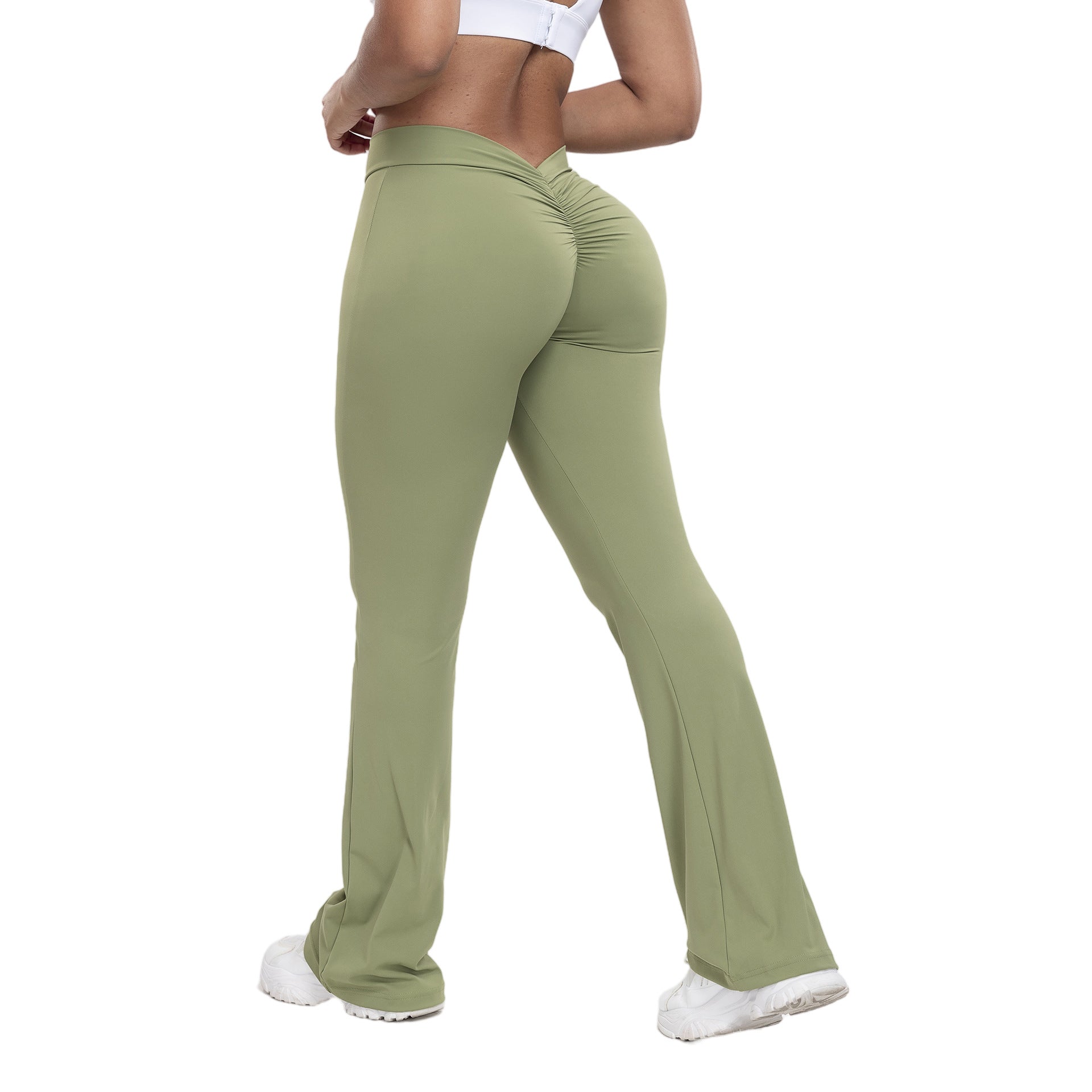 High waist wide leg yoga pants