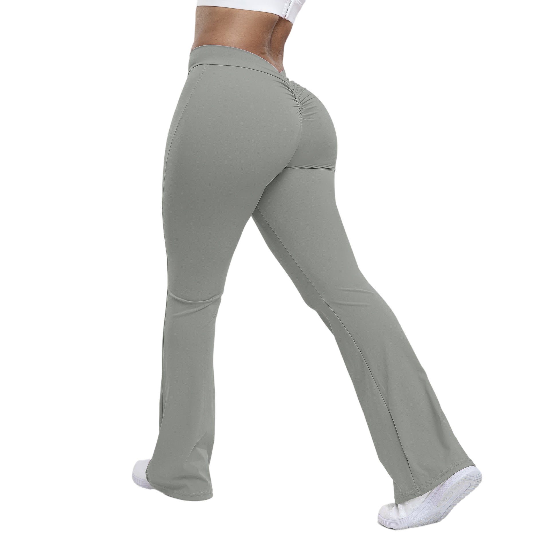 High waist wide leg yoga pants