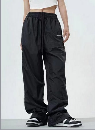 Retro street dance wide leg pants