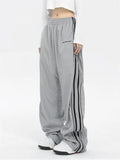 Retro street dance wide leg pants